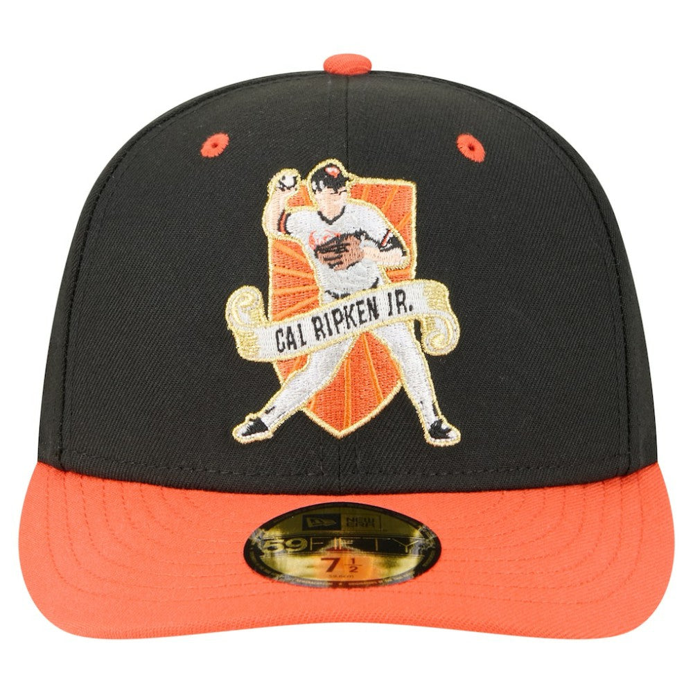 Cal Ripken Jr. Baltimore Orioles 59FIFTY Fitted Hat - Black | New Era