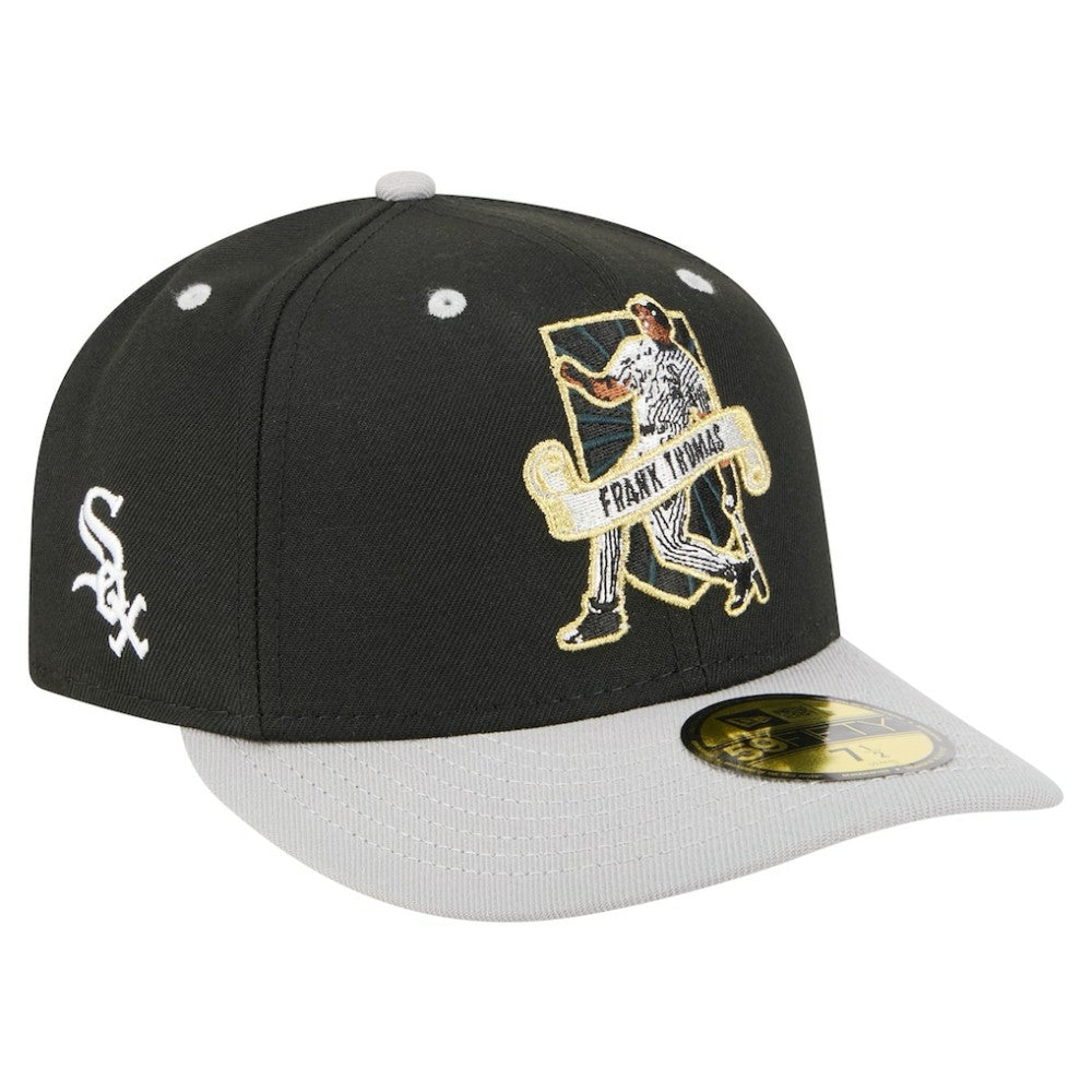 Frank Thomas Chicago White Sox 59FIFTY Fitted Hat - Black | New Era