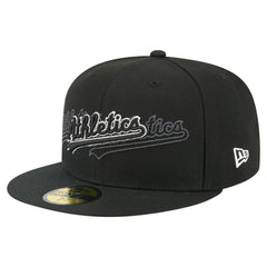 Athletics Tri-Hit 59FIFTY Fitted Hat - Black | New Era