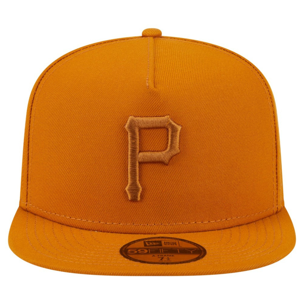 Pittsburgh Pirates Color Pack A-Frame 59FIFTY Fitted Hat - Orange | New Era