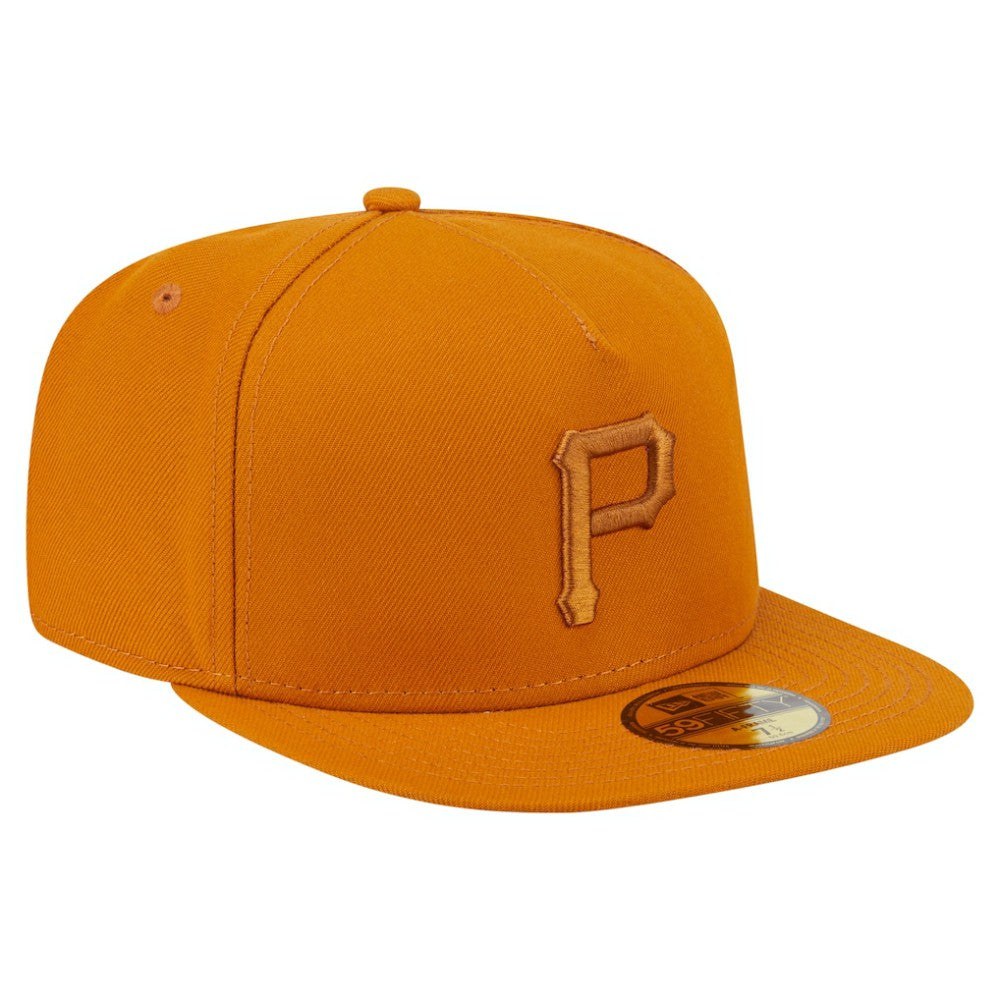 Pittsburgh Pirates Color Pack A-Frame 59FIFTY Fitted Hat - Orange | New Era