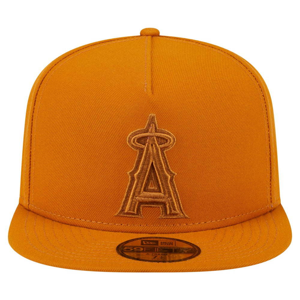 Los Angeles Angels Color Pack A-Frame 59FIFTY Fitted Hat - Orange | New Era