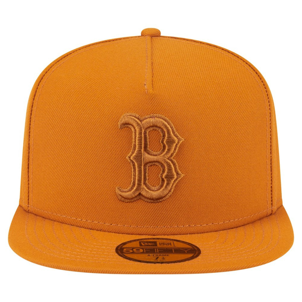 Boston Red Sox Color Pack A-Frame 59FIFTY Fitted Hat - Orange | New Era