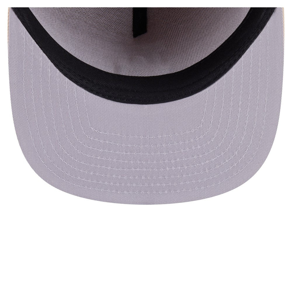 Los Angeles Dodgers Two-Tone Color Pack A-Frame 59FIFTY Fitted Hat - Orange/Light Beige | New Era