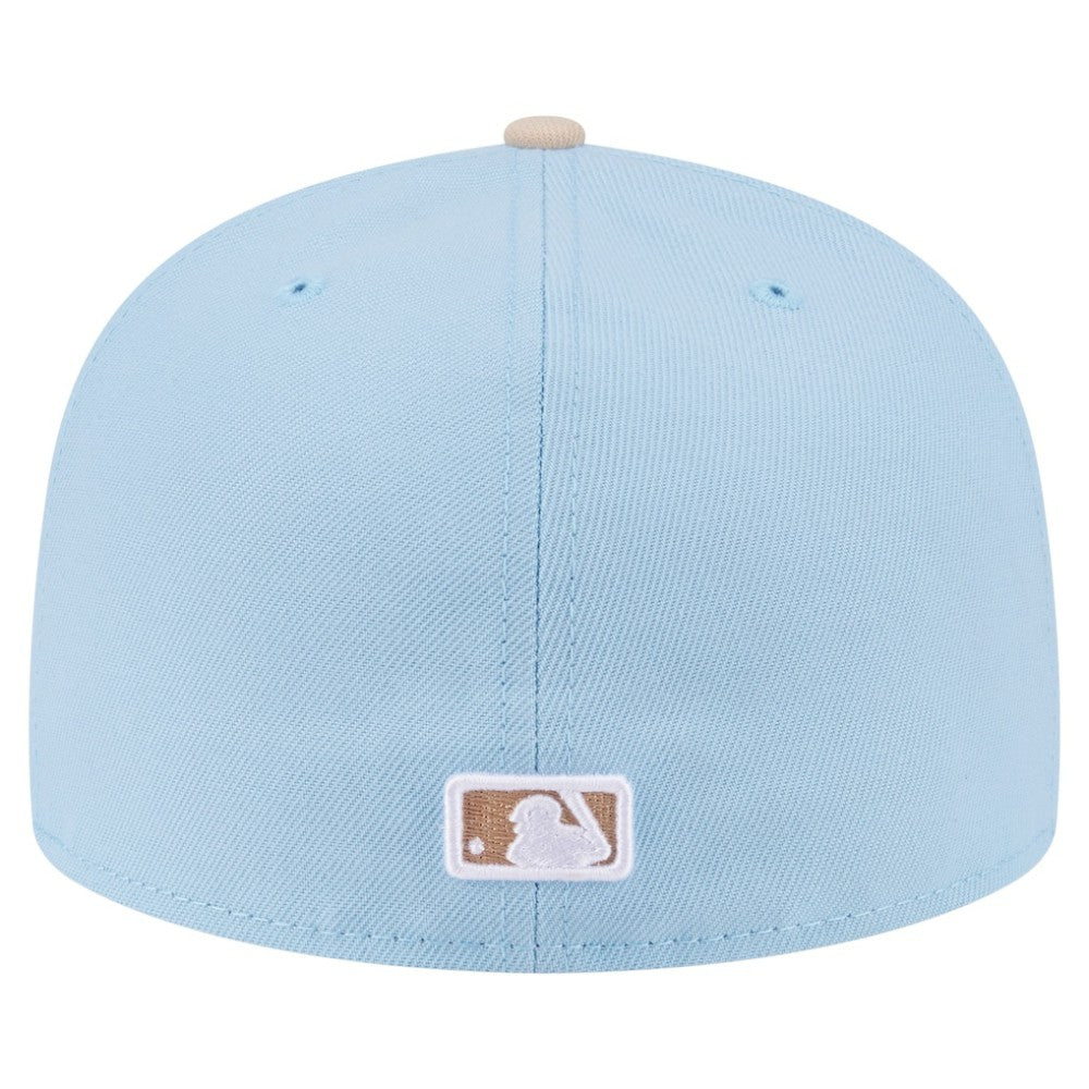 Chicago White Sox Two-Tone Color Pack A-Frame 59FIFTY Fitted Hat - Light Blue/Cream | New Era