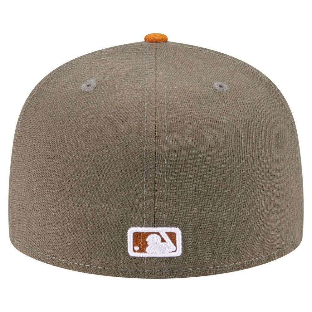 Chicago White Sox Two-Tone Color Pack A-Frame 59FIFTY Fitted Hat - Olive/Orange | New Era