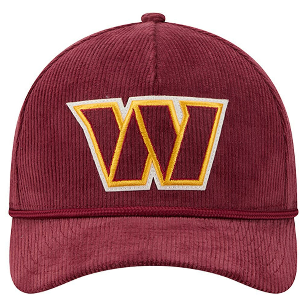 NFL Washington Commanders Cord Corduroy 9FORTY A-Frame Adjustable Hat