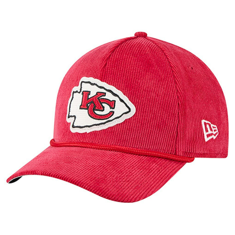 NFL Kansas City Chiefs Cord Corduroy 9FORTY A-Frame Adjustable Hat