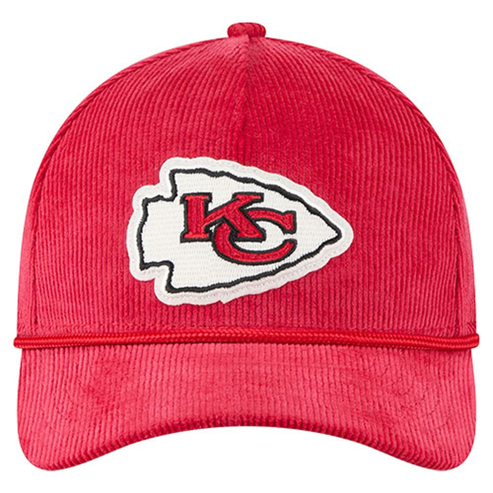 NFL Kansas City Chiefs Cord Corduroy 9FORTY A-Frame Adjustable Hat