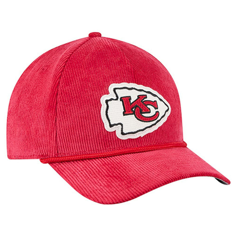 NFL Kansas City Chiefs Cord Corduroy 9FORTY A-Frame Adjustable Hat
