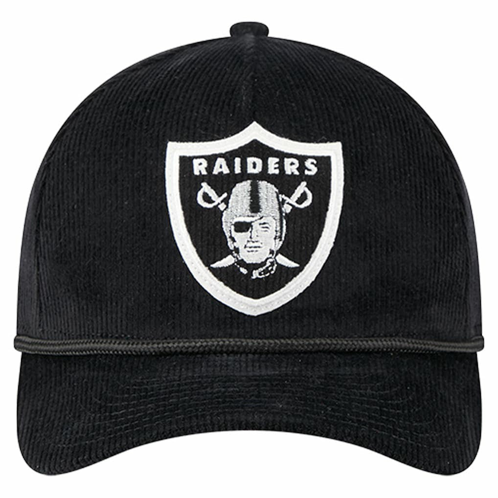NFL Las Vegas Raiders Cord Corduroy 9FORTY A-Frame Adjustable Hat