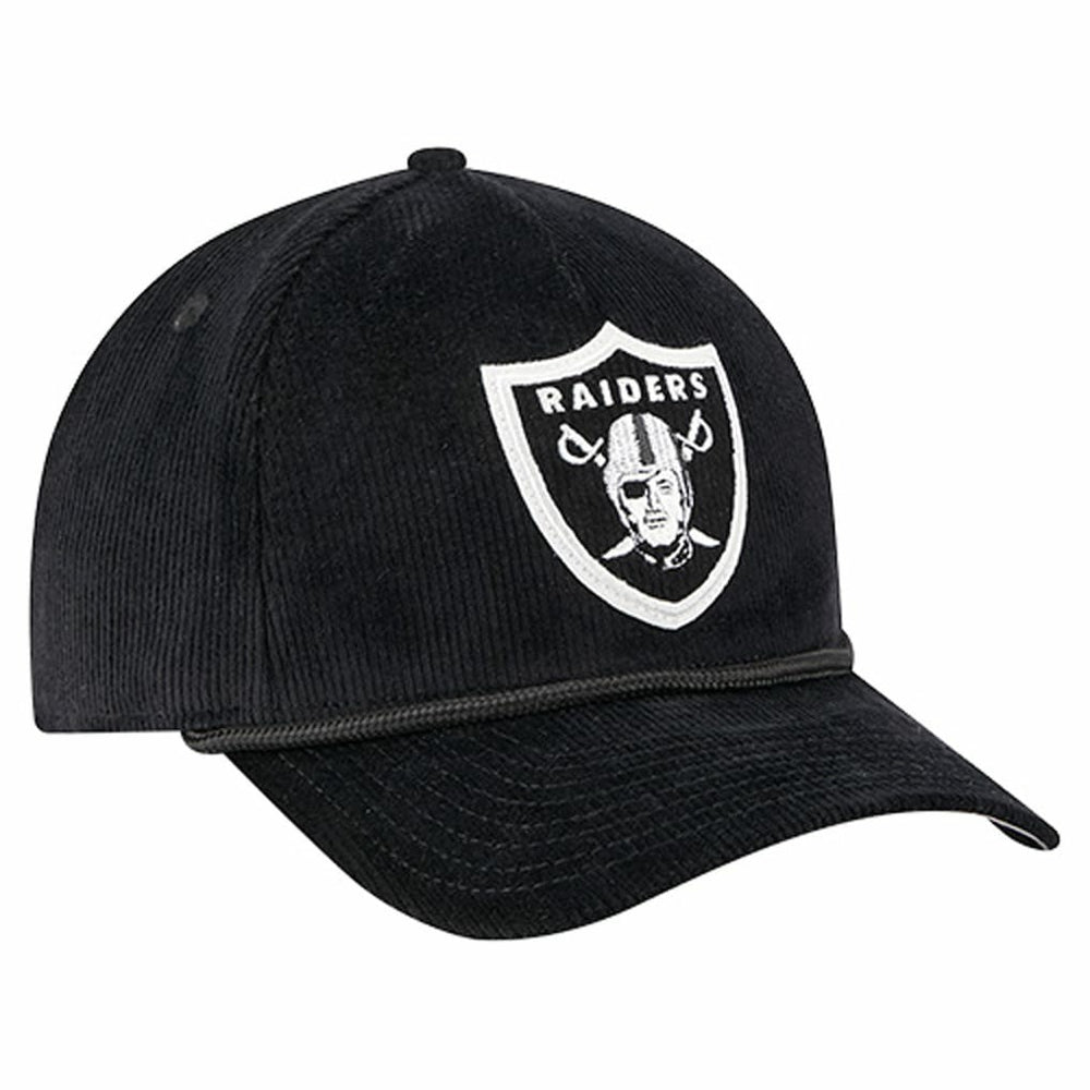 NFL Las Vegas Raiders Cord Corduroy 9FORTY A-Frame Adjustable Hat
