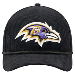 NFL Baltimore Ravens Cord Corduroy 9FORTY A-Frame Adjustable Hat