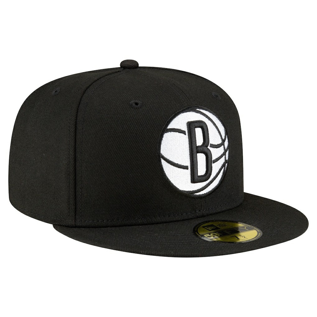 Brooklyn Nets 59FIFTY Fitted Hat - Black | New Era outlet