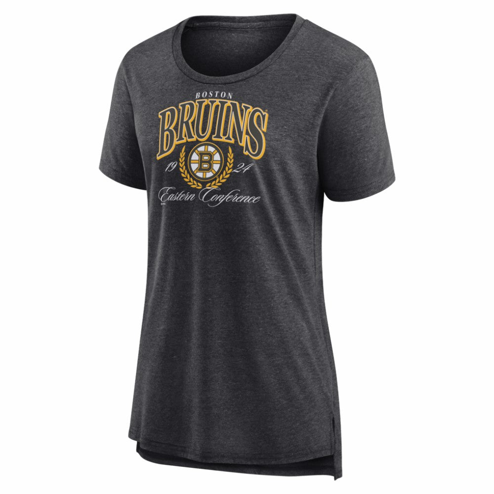 Boston Bruins Women's Reign Supreme Tri-Blend T-Shirt