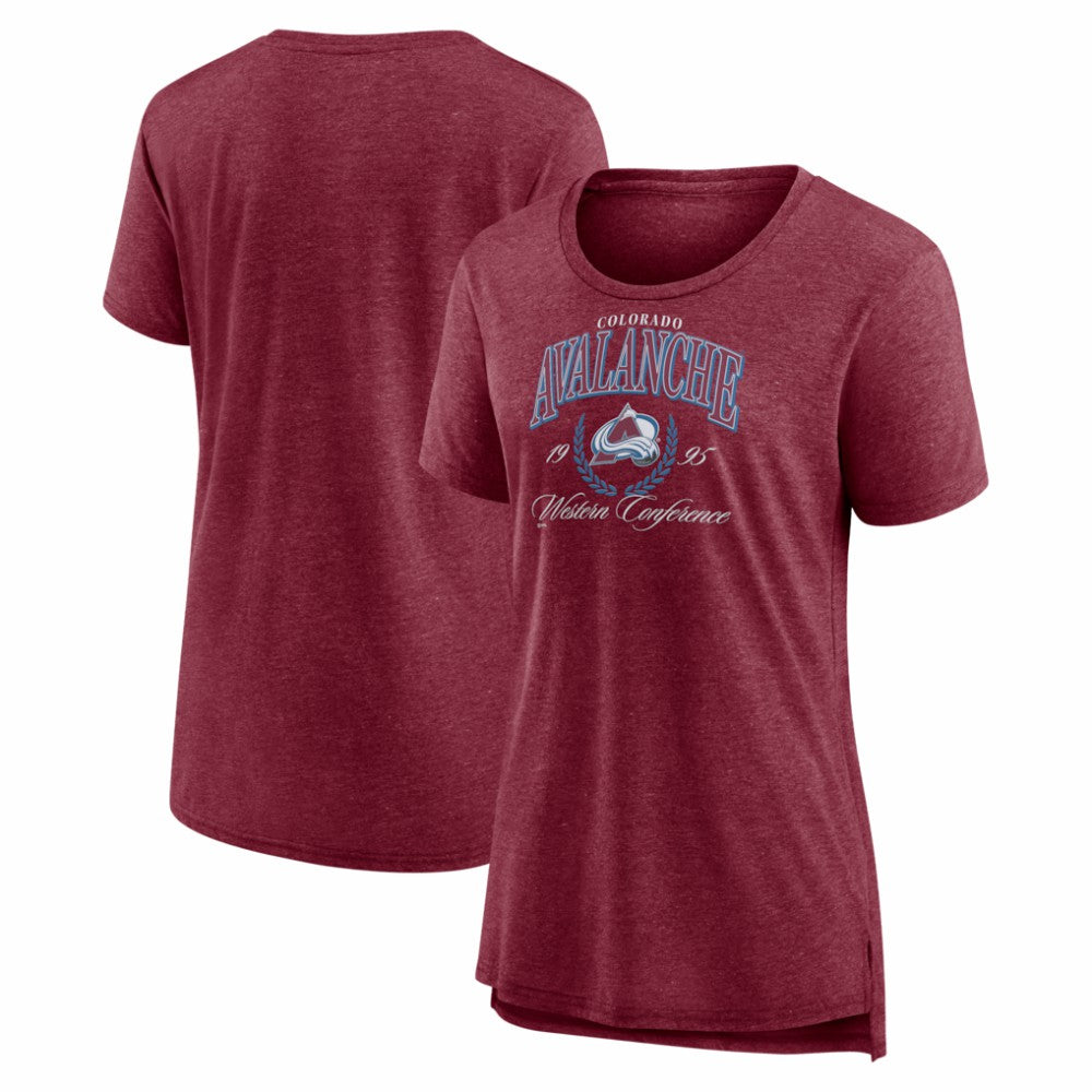 Colorado Avalanche Women's Reign Supreme Tri-Blend T-Shirt