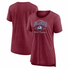 Colorado Avalanche Women's Reign Supreme Tri-Blend T-Shirt