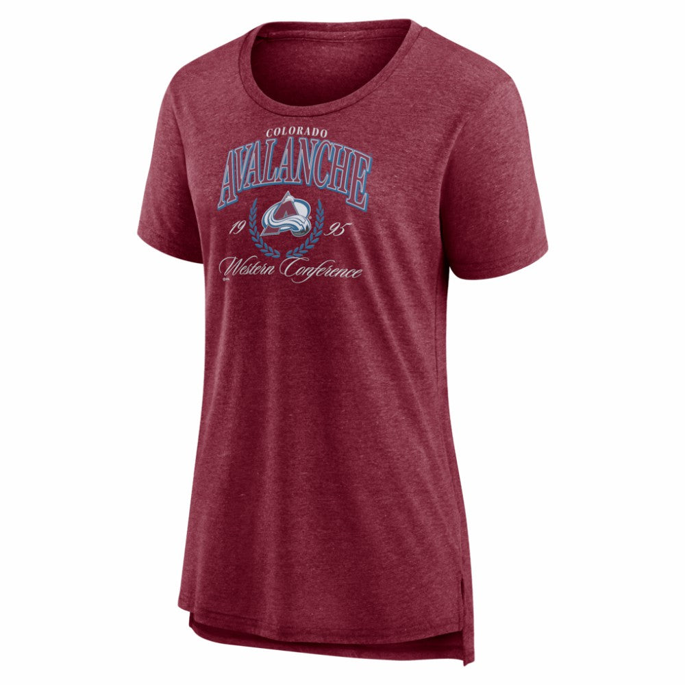 Colorado Avalanche Women's Reign Supreme Tri-Blend T-Shirt