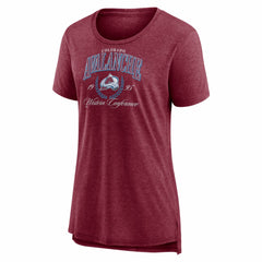 Colorado Avalanche Women's Reign Supreme Tri-Blend T-Shirt