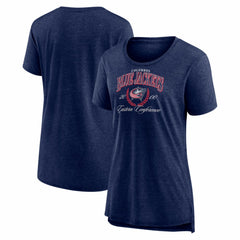 Columbus Blue Jackets Women's Reign Supreme Tri-Blend T-Shirt
