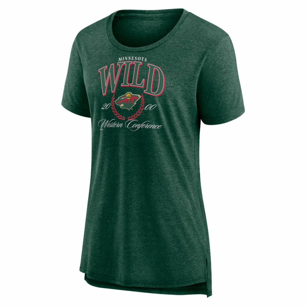 Minnesota Wild Women's Reign Supreme Tri-Blend T-Shirt