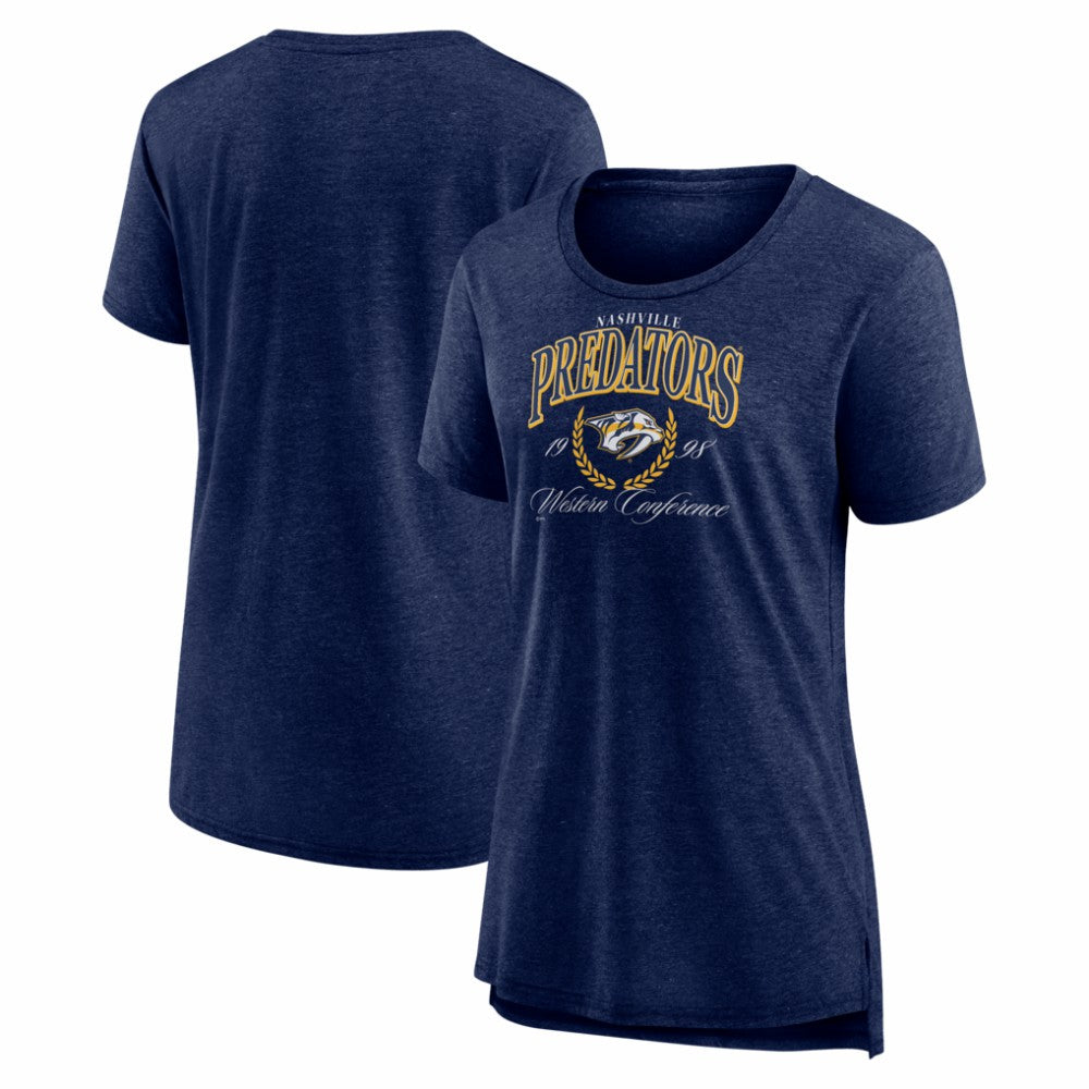 Nashville Predators Women's Reign Supreme Tri-Blend T-Shirt