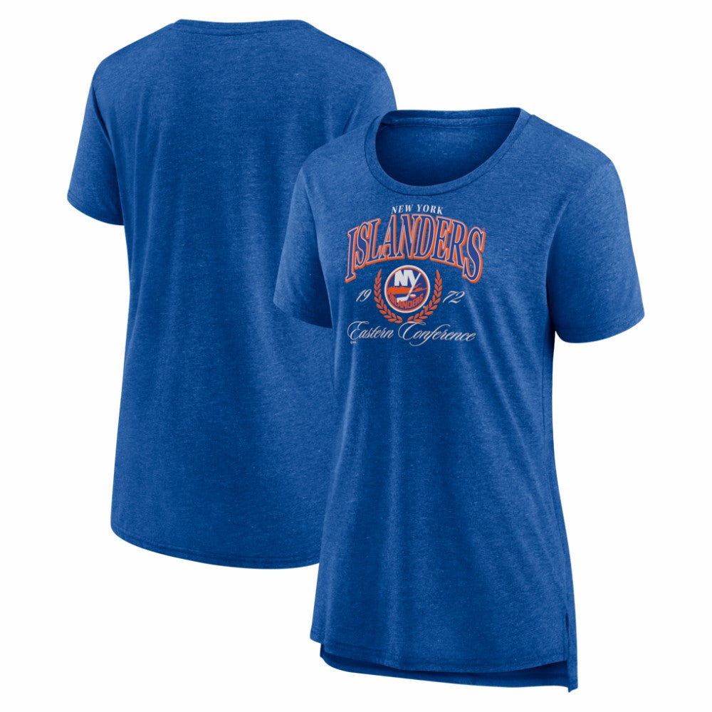 New York Islanders Women's Reign Supreme Tri-Blend T-Shirt