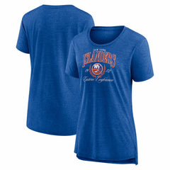 New York Islanders Women's Reign Supreme Tri-Blend T-Shirt