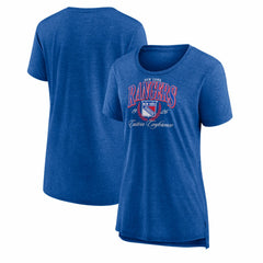 New York Rangers Women's Reign Supreme Tri-Blend T-Shirt