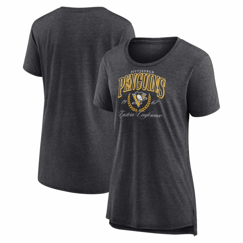 Pittsburgh Penguins Women's Reign Supreme Tri-Blend T-Shirt