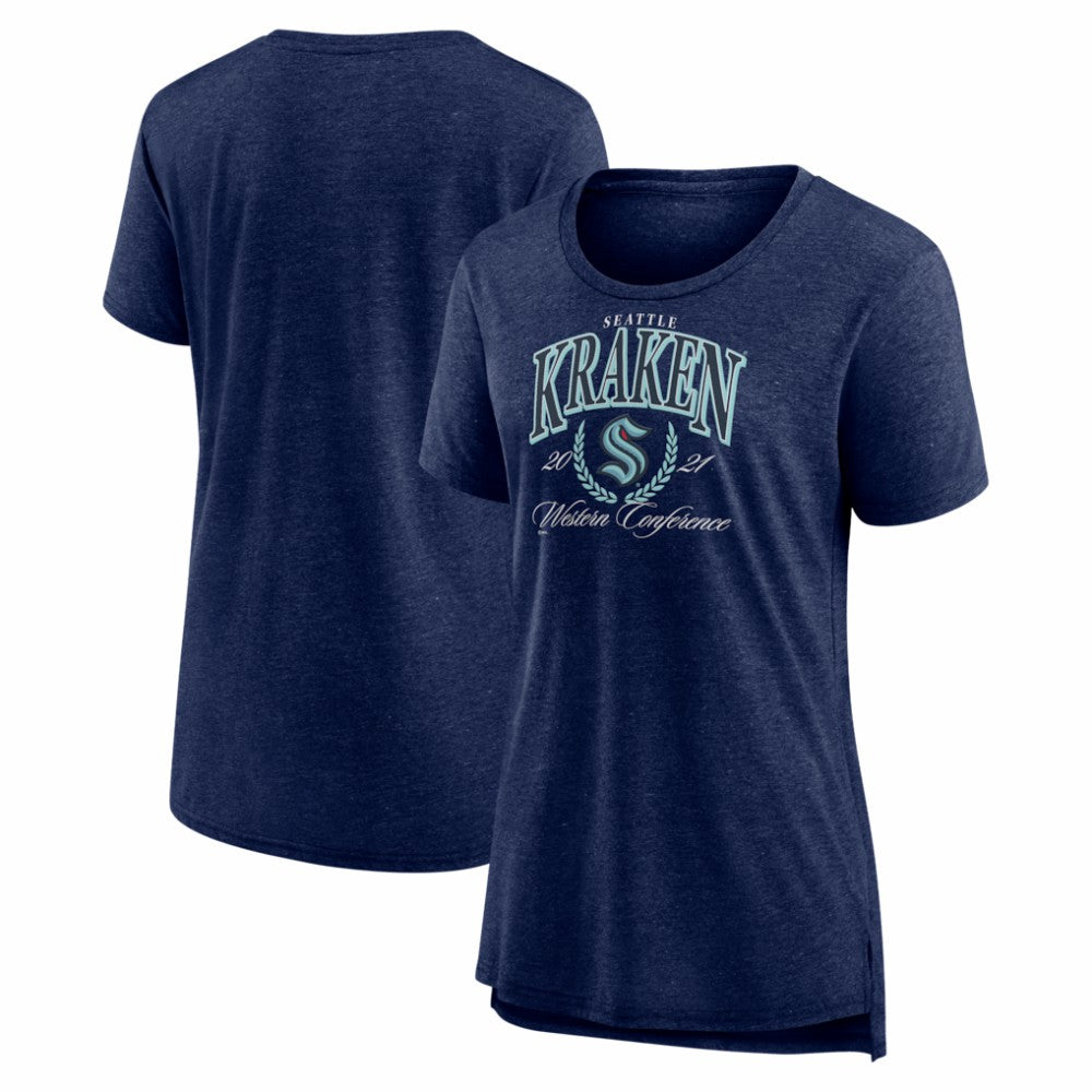 Seattle Kraken Women's Reign Supreme Tri-Blend T-Shirt