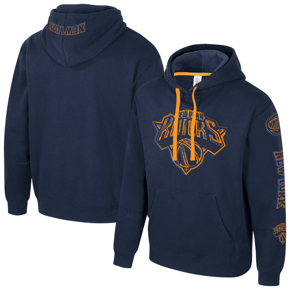 New York Knicks Stadium Essentials Unisex Elementized Pullover Hoodie - Navy shop