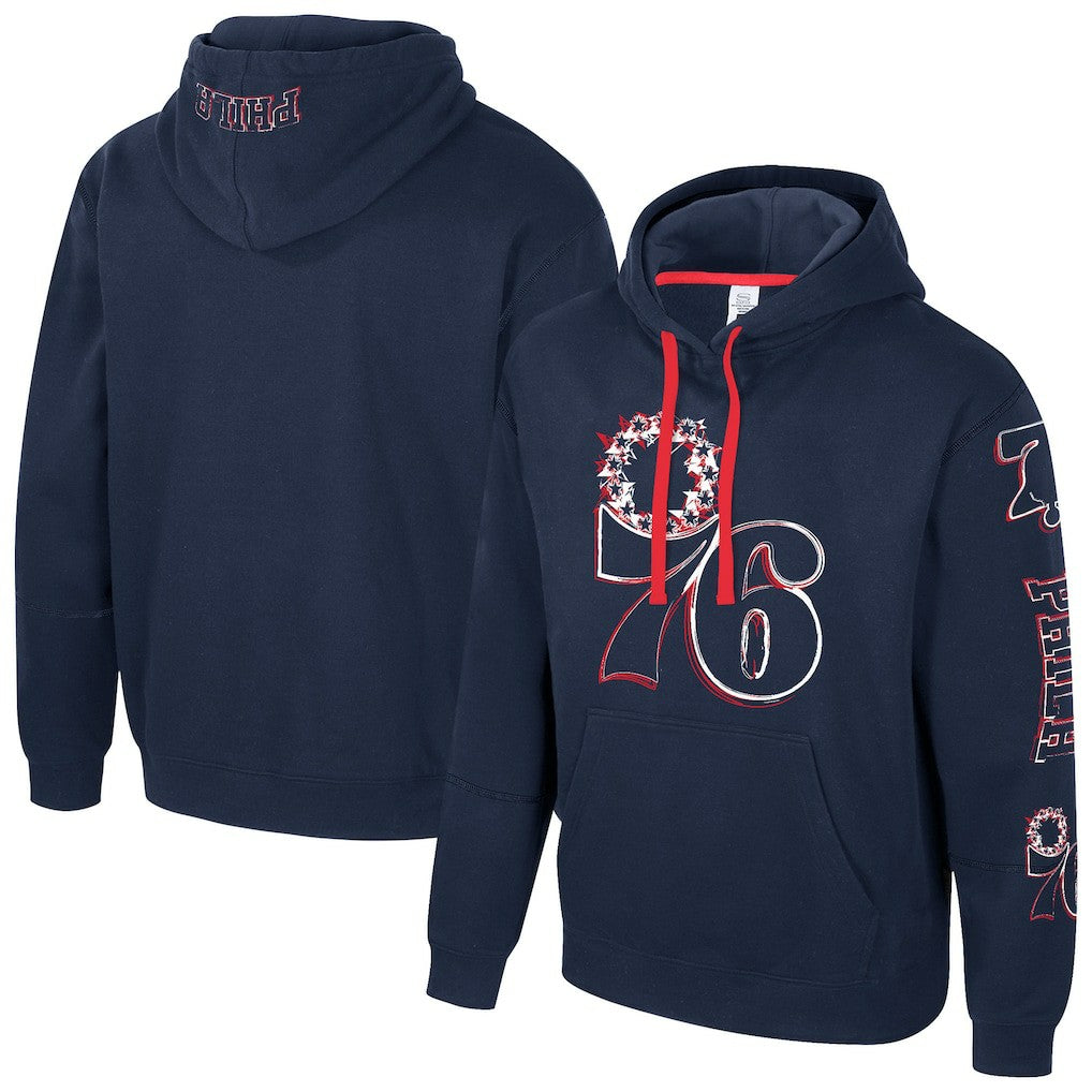 Philadelphia 76ers Stadium Essentials Unisex Elementized Pullover Hoodie - Navy shop