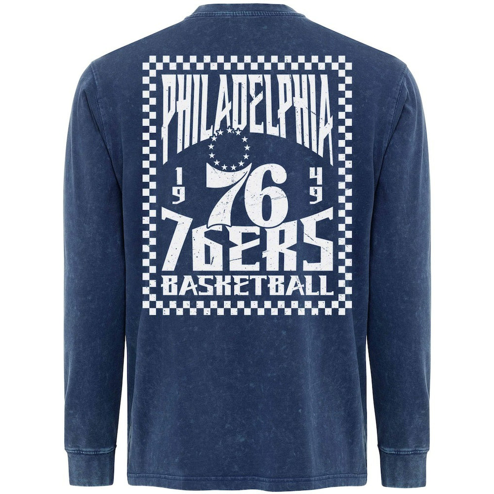 Philadelphia 76ers Sportiqe Men's Bono Long Sleeve T-Shirt - Blue sale