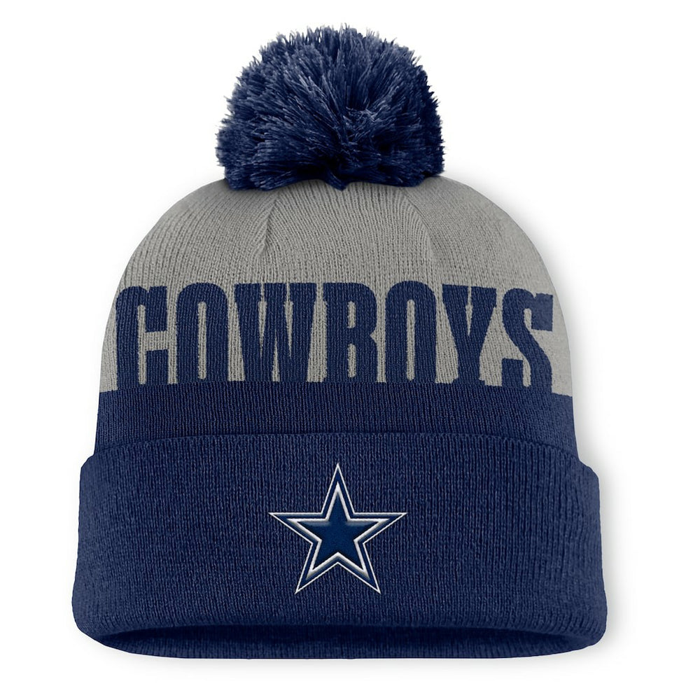 NFL Dallas Cowboys Punter Cuffed Knit Hat with Pom