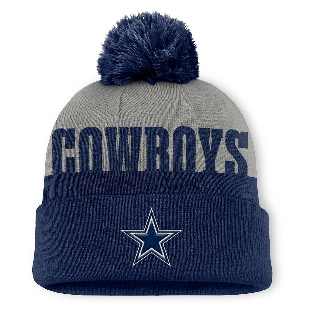 NFL Dallas Cowboys Punter Cuffed Knit Hat with Pom