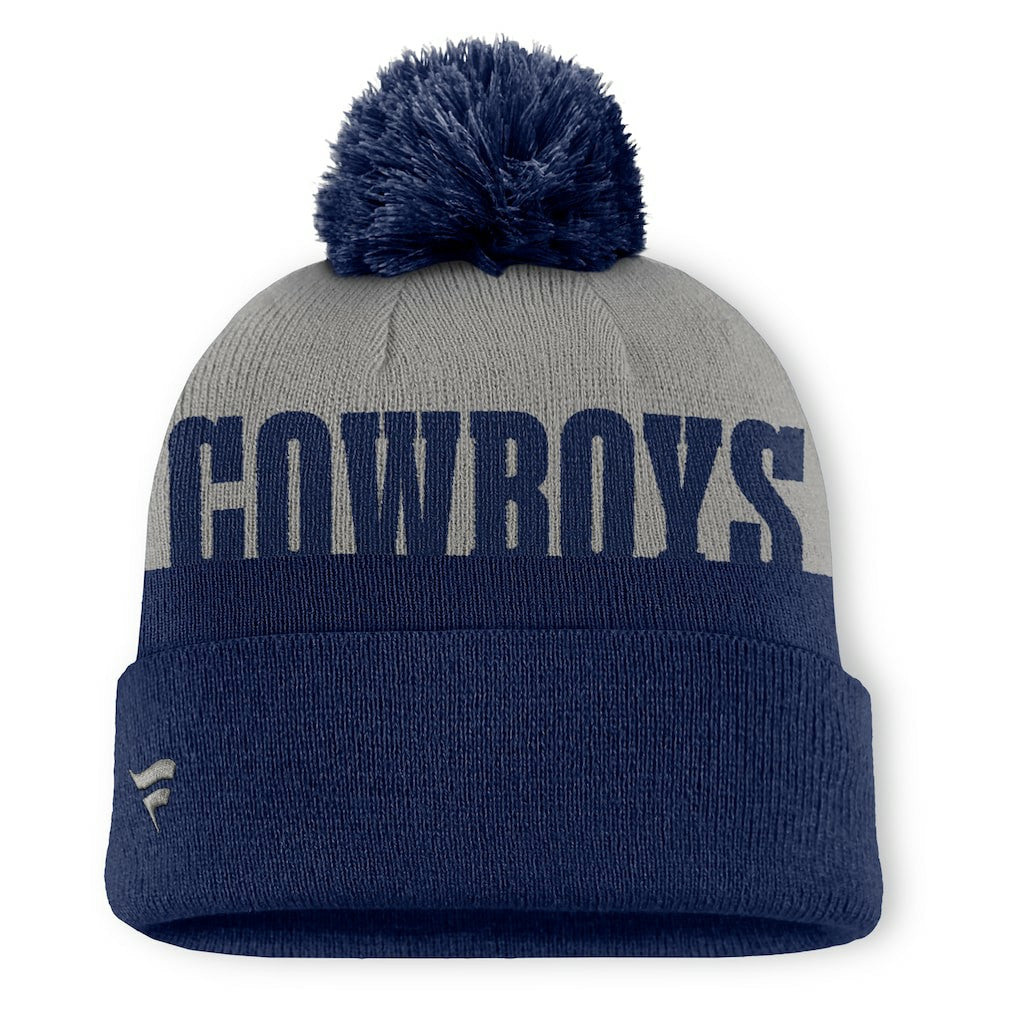NFL Dallas Cowboys Punter Cuffed Knit Hat with Pom