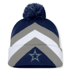 NFL Dallas Cowboys Women's Cornerback Cuffed Knit Hat with Pom