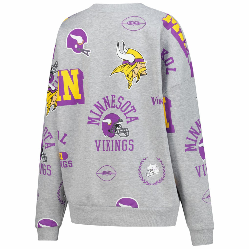 NFL Minnesota Vikings Gameday Couture Women's Always On Repeat Fleece Sweatshirt