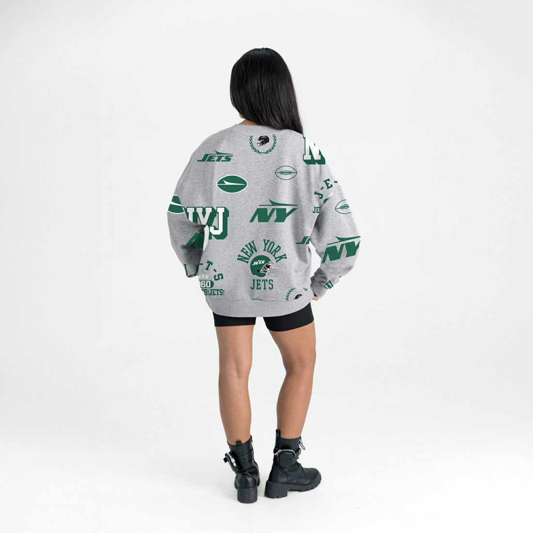 NFL New York Jets Gameday Couture Women's Always On Repeat Fleece Sweatshirt
