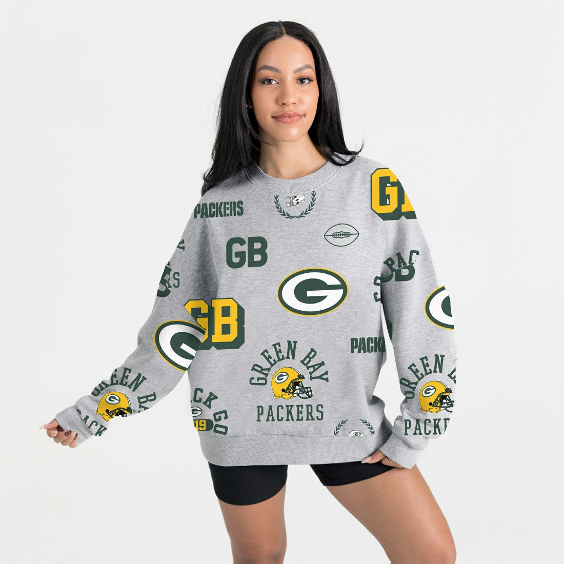 NFL Green Bay Packers Gameday Couture Women's Always On Repeat Fleece Sweatshirt