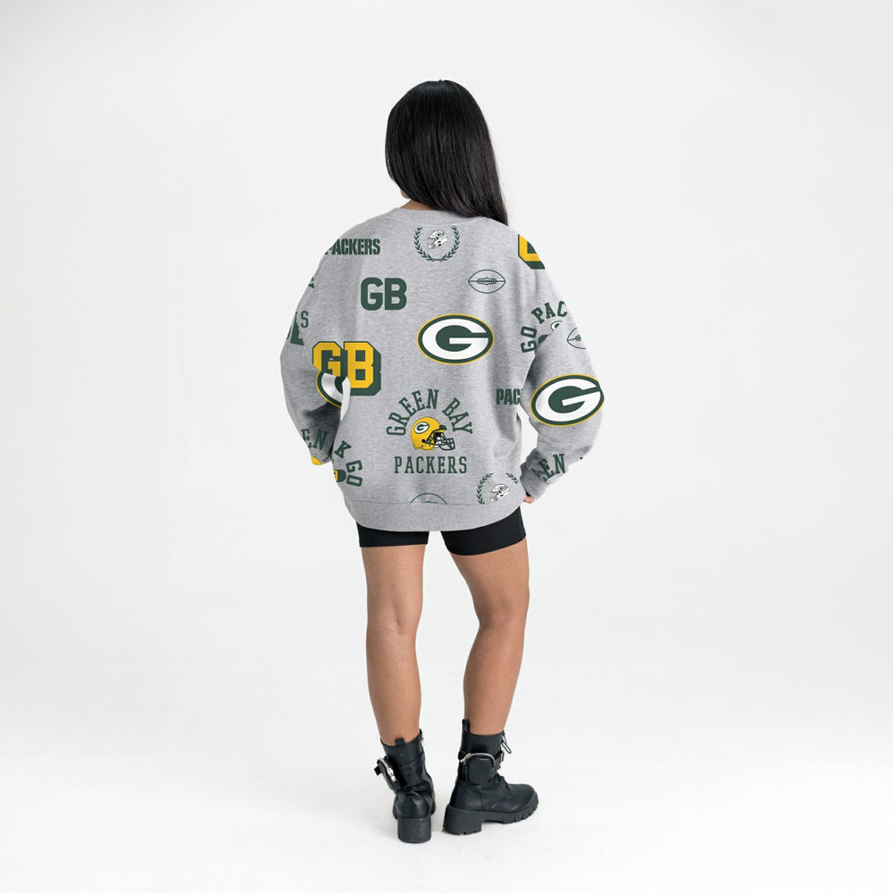 NFL Green Bay Packers Gameday Couture Women's Always On Repeat Fleece Sweatshirt