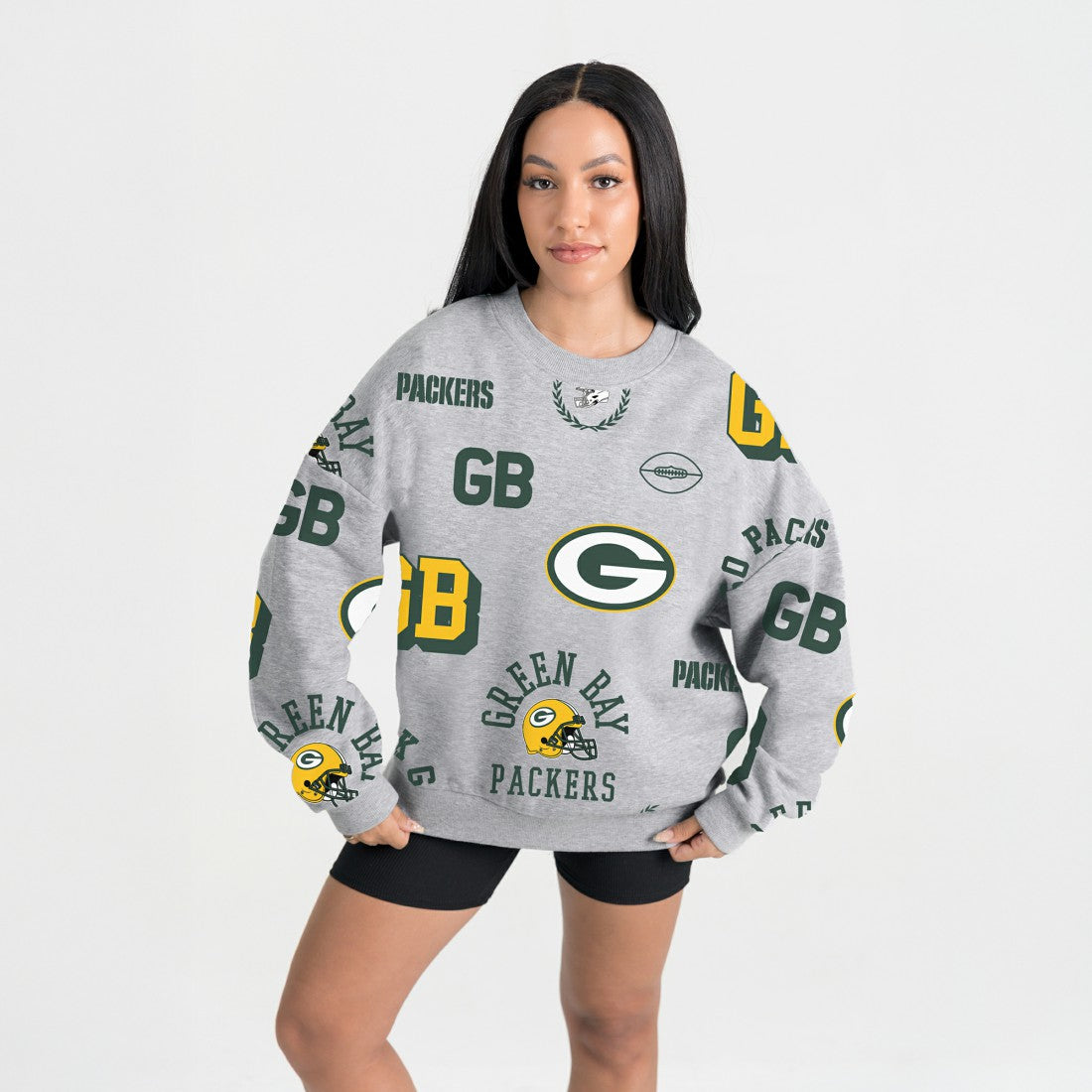 NFL Green Bay Packers Gameday Couture Women's Always On Repeat Fleece Sweatshirt