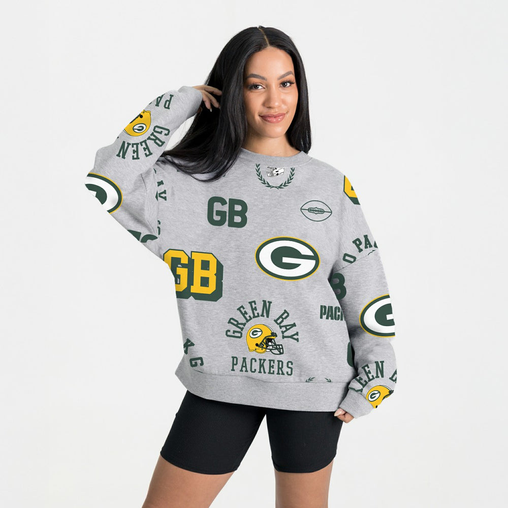 NFL Green Bay Packers Gameday Couture Women's Always On Repeat Fleece Sweatshirt