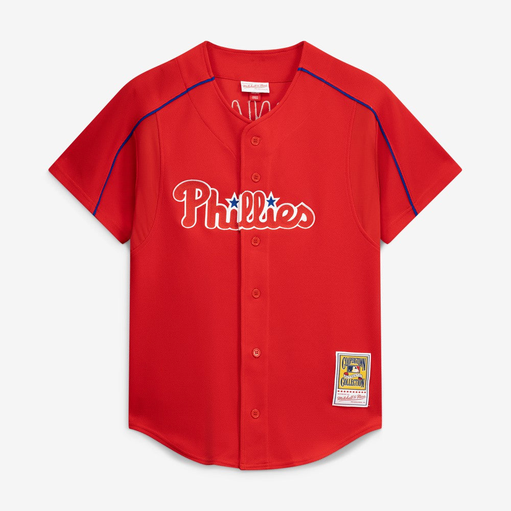 Ryan Howard Philadelphia Phillies Cooperstown Collection Batting Practice Jersey - Red | Mitchell & Ness