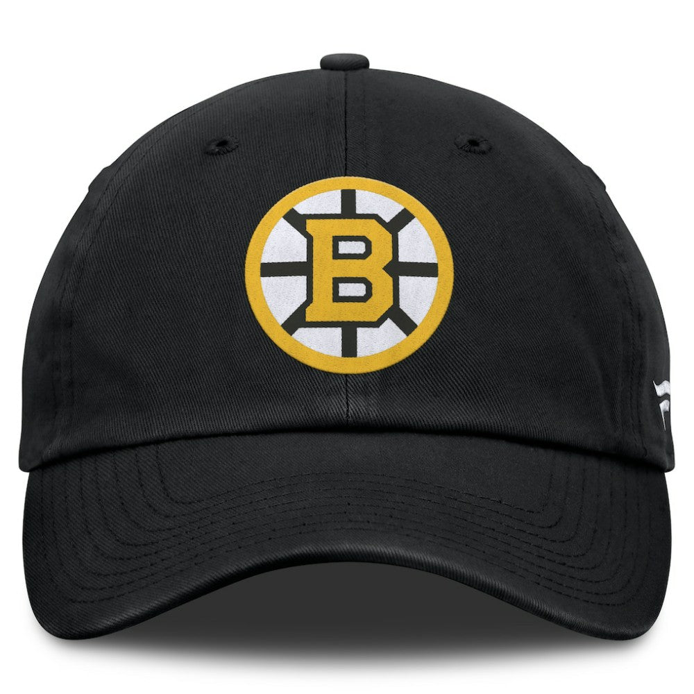 Boston Bruins Fanatics Primary Logo Adjustable Hat