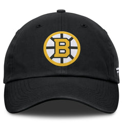 Boston Bruins Fanatics Primary Logo Adjustable Hat