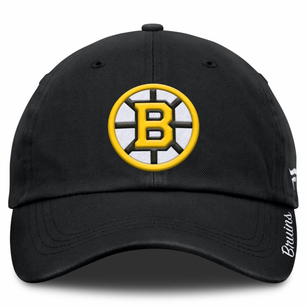 Boston Bruins Fanatics Women's Core Logo Adjustable Hat