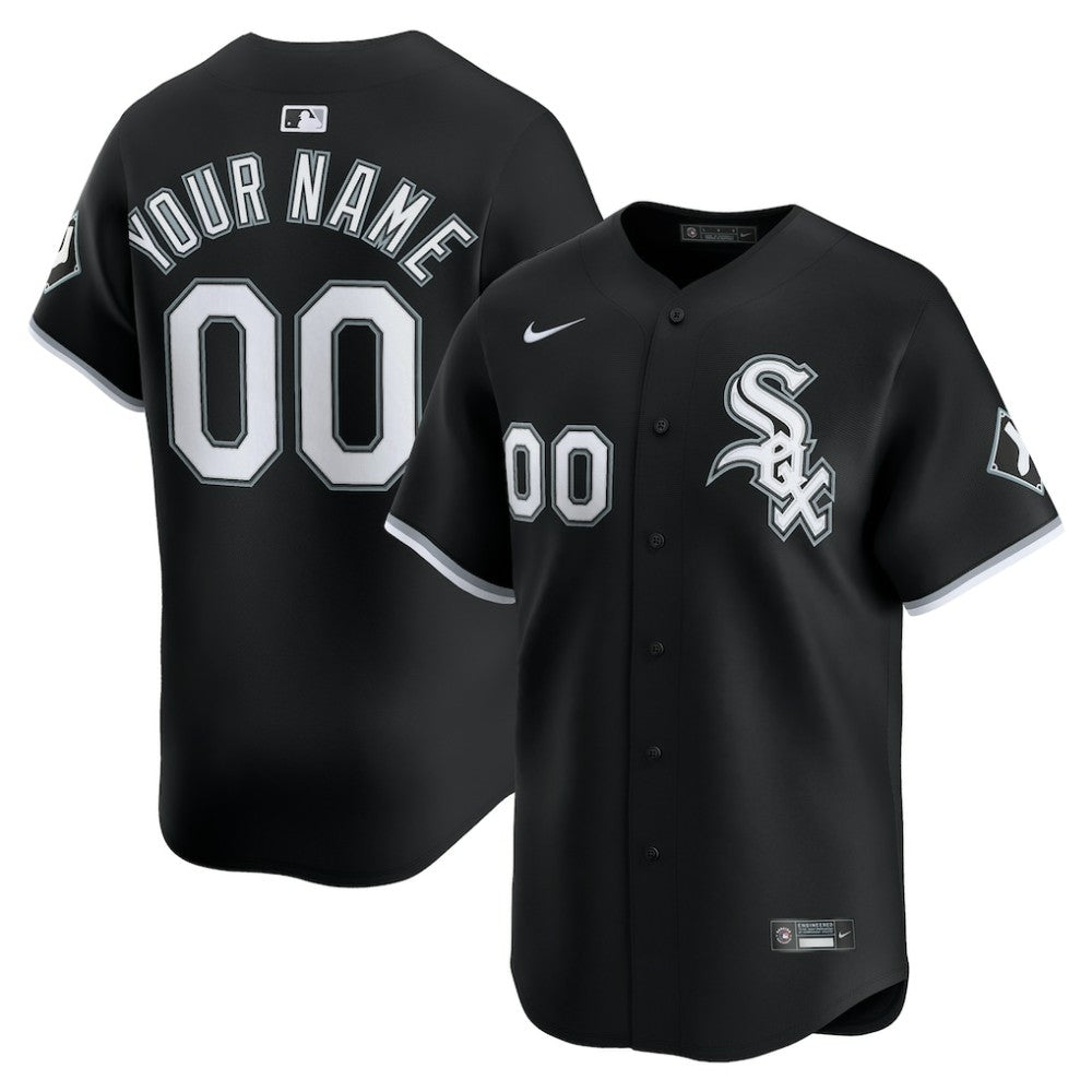 Chicago White Sox Alternate Limited Custom Jersey - Black | Nike
