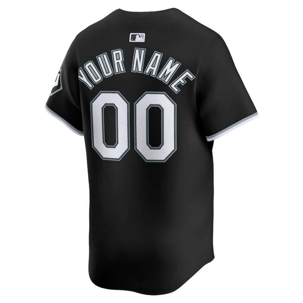Chicago White Sox Alternate Limited Custom Jersey - Black | Nike